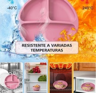 Kit Bebê em Plástico Rígido com 8 Peças - Seguro, Prático e Divertido para Refeições - imagem 4