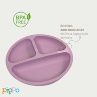 Prato de Silicone com Ventosa para Bebê - Seguro, Antiderrapante e Livre de BPA | Ideal para Introdução Alimentar - imagem 5