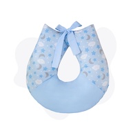 Almofada de Amamentação Estrela Lua Azul - Conforto Ergonômico para Mãe e Bebê - imagem 1