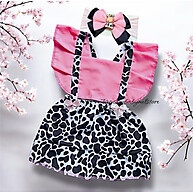 Vestido Vaquinha Bebê com Laço - Fofura e Conforto - imagem 2