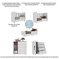 Quarto Infantil com Berço e Cômoda Pimpolho: Complete o Cantinho do Bebê - imagem 2