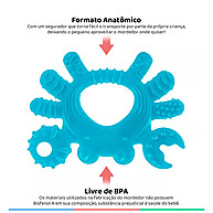 Mordedor Caranguejo Azul Lillo – Alívio Natural para a Gengiva do Bebê - imagem 2