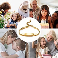 Pulseira Vnox Personalizada com Nome do Bebê - imagem 2