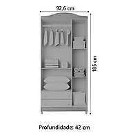 Guarda Roupa Infantil Lara: Organize o Quarto do Bebê! - imagem 2