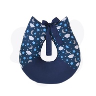 Almofada de Amamentação Estrela Lua Marinho - Apoio Ergonômico para Mãe e Bebê - imagem 1