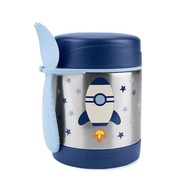 Skip Hop Frasco Isolado para Comida de Bebê com Garfo - Designs Divertidos e Mantém Alimentos Quentes ou Frios - imagem 2
