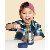Skip Hop Frasco Isolado para Comida de Bebê com Garfo - Designs Divertidos e Mantém Alimentos Quentes ou Frios - imagem 3
