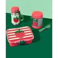 Skip Hop Frasco de Comida de Bebê Isolado com Design Spark - Morango | Mantém Refeições Frescas e Estilosas - imagem 3