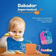 Babador Impermeável Bebê Menina - Kit 2 Peças com Bolso | Comtac Kids 1328 - imagem 5