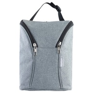 Bolsa Térmica Porta Mamadeiras para Bebê Cinza - Isolamento Ideal para Refeições e Lanches - imagem 1