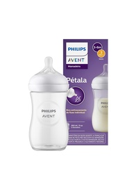 Mamadeira Philips Avent Pétala 3.0 260ml com Bico Médio - Conforto e Segurança para o Bebê - imagem 1