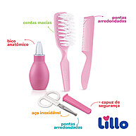 Kit Higiene Recém-Nascido Rosa Lillo – Tudo para o Bebê - imagem 2