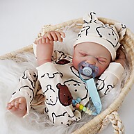 Bebê Reborn Silicone 48cm: Realismo e Companhia! - imagem 1