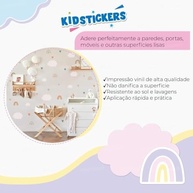 Adesivo Infantil Nuvens Lavável - Decoração Segura e Divertida para Quartos de Bebê - imagem 3
