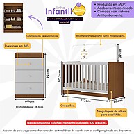 Berço 3 em 1 Doce de Leite: Cresce com Seu Bebê! - imagem 2