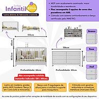 Berço 3 em 1 Multimóveis: Cresce com Seu Bebê! - imagem 2
