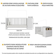 Berço Cômoda + Poltrona: Conforto para Você e Seu Bebê - imagem 2