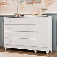 Cômoda Fraldário Taís: Organize e Troque Seu Bebê! - imagem 2