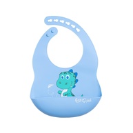 Babador de Silicone com Cata-Migalhas Leo - Praticidade e Estilo nas Refeições do Bebê - imagem 1