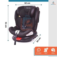 Cadeira Bebê Auto 0-36kg Isofix Rotação 360° Baby Style - Segurança e Conforto Total! - imagem 3