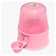 Bebedouro Vida Mansa 2L Rosa Transparente – Hidratação Fácil e Elegante para seu Pet - imagem 1