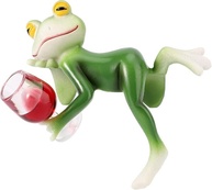 Sapo Bebendo Engraçado - Estátuas de Sapo em Miniatura para Decoração de Vasos e Jardins - imagem 3