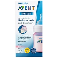 Mamadeira Anti-cólica Philips Avent Rosa 125ml - Alívio Natural para Bebês Confortáveis - imagem 4