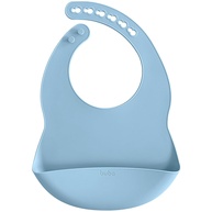 Buba Babador Pega Migalhas em Silicone Azul - Proteção e Estilo para Bebês - imagem 1