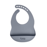Babador de Silicone Freso Baby - Impermeável, com Bolso e Fecho Ajustável para Bebês - imagem 1