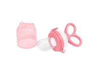 Alimentador de Silicone com Regulagem para Bebês - Rosa | Segurança e Conforto na Alimentação - imagem 1