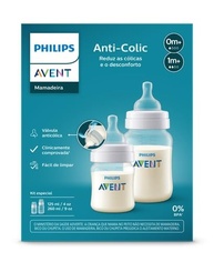 Kit Duplo Mamadeira Anti-Cólica Philips Avent 125ml + 260ml - Conforto e Segurança para Bebês - imagem 5