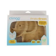Clingo Prato de Bambu com Ventosa e Divisórias - Seguro, Sustentável e Ideal para Bebês - imagem 5