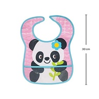 Babador com Bolso Panda Impermeável - Proteção e Estilo para Bebês - imagem 5