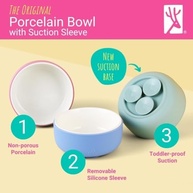 Tigelas de Porcelana com Sucção para Bebês - 4 Unidades com Manga de Silicone Anti-Derrapante - imagem 5