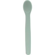 Colher Flexível em Silicone Verde - Segura e Confortável para Bebês e Crianças - imagem 1