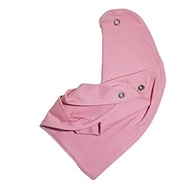 Baby Deluxe Babador Bandana 2 Botões em Malha Penteada Rosa - Conforto e Estilo para Bebês - imagem 3