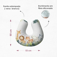 Almofada de Amamentação Ergonômica Safari 03 – Conforto e Apoio Antialérgico para Mães e Bebês - imagem 4