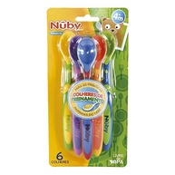 Kit Colheres Coloridas Nuby - 5 Peças Lúdicas e Seguras para Bebês - imagem 4