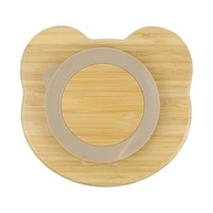 Prato de Bambu com Ventosa Clingo Urso - Seguro, Sustentável e Antiderrapante para Bebês - imagem 5