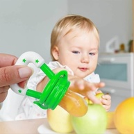 Porta Fruta Chupeta em Silicone Seguro para Bebês - BPA Free, Confortável e Saudável - imagem 2