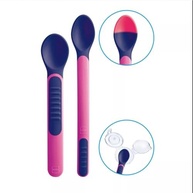 MAM Baby 2 Colheres Termossensíveis Rosa - Segurança e Conforto para Bebês a Partir de 6 Meses - imagem 4