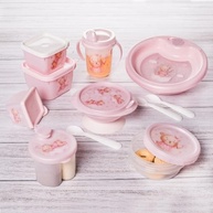 Conjunto para Introdução Alimentar Ursa Plasútil 6 Peças - Seguro e Prático para Bebês - imagem 3