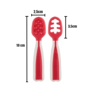 Colheres Autoalimentação Buba: Kit Rosa para Bebês - imagem 2