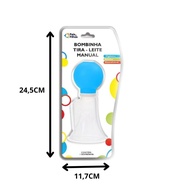 Bombinha Tira-Leite Manual Azul - Conforto e Segurança para Mães e Bebês - imagem 3
