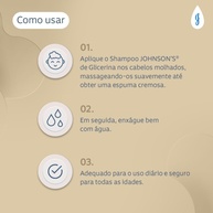 Shampoo Johnson's Baby 400ml: Leve e Suave para Bebês - imagem 2