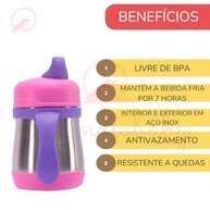 Copo Térmico de Transição para Bebês - Antivazamento, Ergonômico e Resistente - imagem 3
