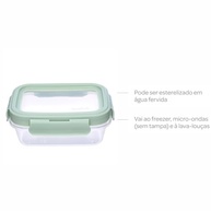 Kit 3 Potinhos Verde Buba - Armazenamento Prático e Seguro para Bebês - imagem 5