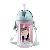 Copinho Infantil com Canudo 350ML Azul - Treinamento Seguro e Divertido para Bebês - imagem 1