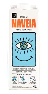 Kit 3X: Bebida Vegetal de Aveia Original Naveia 1L - imagem 1