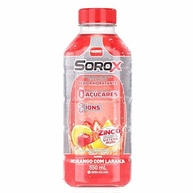 Sorox Morango com Laranja Bebida Hidratante Zero Açúcar com 8 Íons e Zinco para Imunidade, Baixa Caloria, Eletrolitos para Hidratação e Energia, Refrescante e Nutritiva 550ml - imagem 1